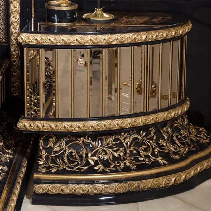 Apartment Solid Wood Bed Double Nordic Modern Princess European Bed Confortable High Quality Wedding Muebles Bedroom Furniture