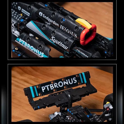 2025 New F1 W14 Racing Car Building Blocks Set 1420PCS Compatible MOC Vehicle Model DIY Holiday Toys Gifts Kids Boys Racing Fans