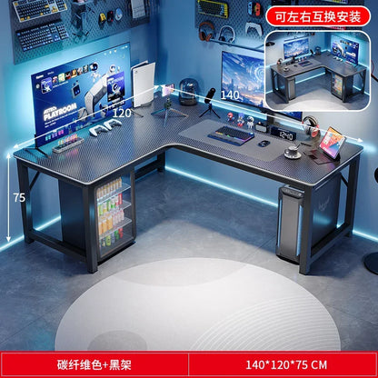 Study Storage Computer Desks Gaming Reading Pc Ergonomic Table Keyboard Notebook Accessories Mesas De Computador Home Furniture - Kimlud