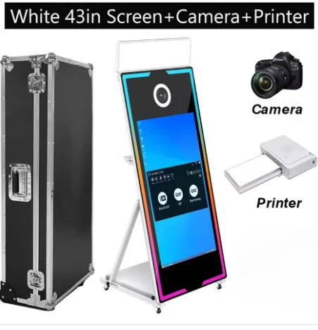 Newest Mirror Photo Booth With Printer And Camera Photobooth MacNewest Mirror Phhine Party Supplier Selfie Digital...
