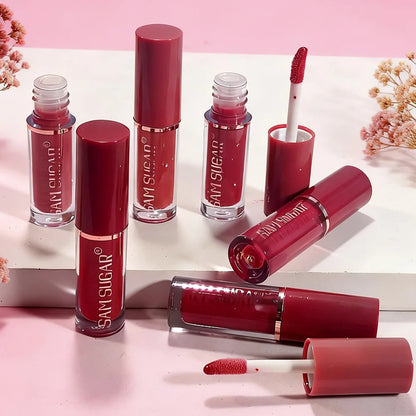 Long Lasting Plumping Lip Gloss Moisturizing Waterproof Non Stick Cup Water Gloss Liquid Lipstick Mini Lip Gloss Makeup...
