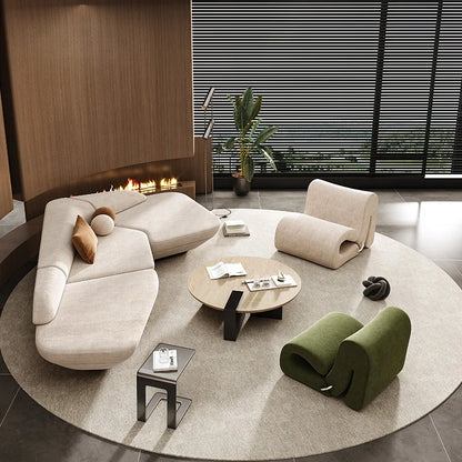 Aesthetics Curved Luxury Sofa Leisure Reception Corner Cute Sofa Office Negotiation Designer Art Muebles Entrance Hall...