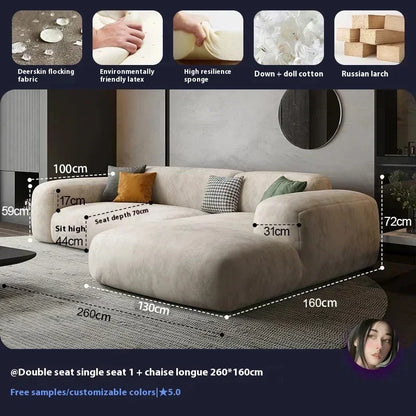 3 Seater Modern Living Room Sofa Bed Foam Xxl Couch Adultsl Designer Longue Sofa Armchair Sofa Sala De Estar Home...