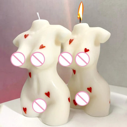 3D Body Silicone Candle Mold DIY Creative Men Women Human Plaster Epoxy Resin Aromath Soap Molds Art Craft Home Decoration
