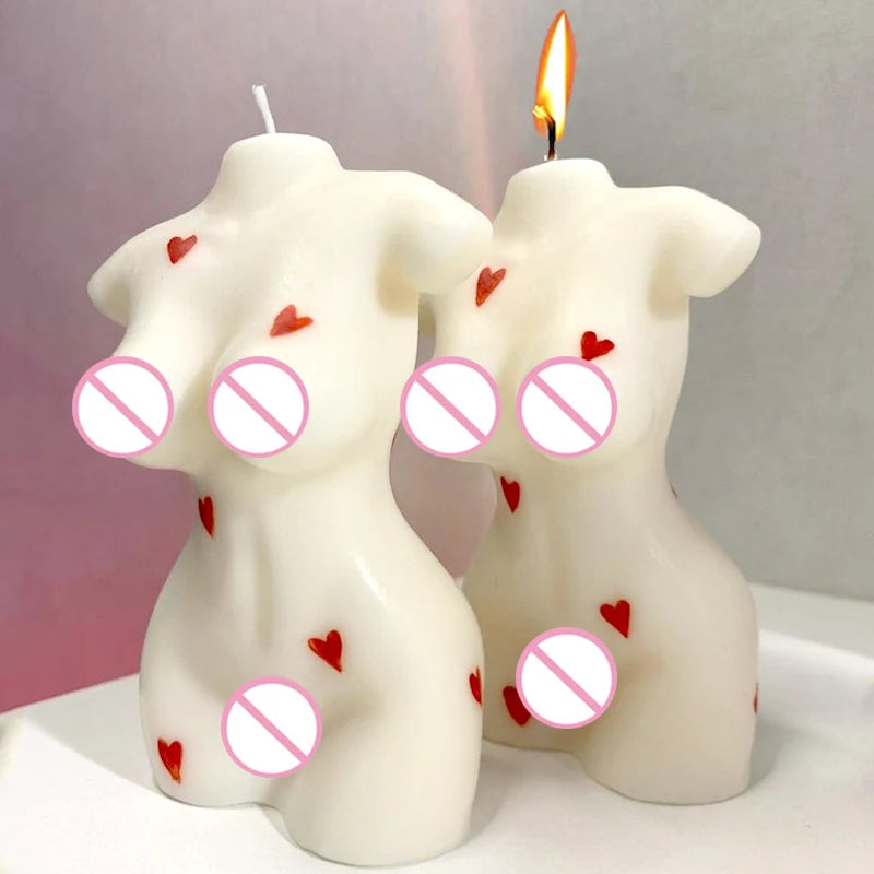 3D Body Silicone Candle Mold DIY Creative Men Women Human Plaster Epoxy Resin Aromath Soap Molds Art Craft Home Decoration