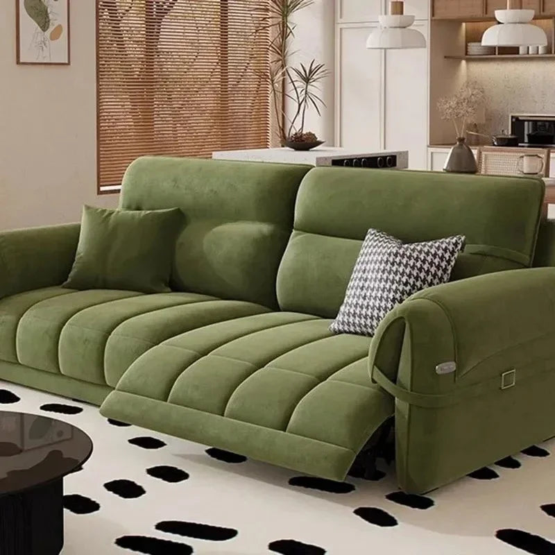 Green European Living Room Sofa Design Extendable Floor Recliner Living Room Sofas Nordic Modern Divano Adhd Home Furniture - Kimlud