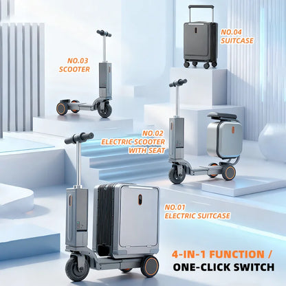 Smart Riding Trolley Luggage Electric Box Spinner Automatic Moving Trolley Suitcase Scooter,electric Carry Ride on...