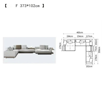 For Italian Minimalist Fabric Sofa Set Living Room Furniture Modern Sofa Set Living Room Furniture Sofa Set - Kimlud