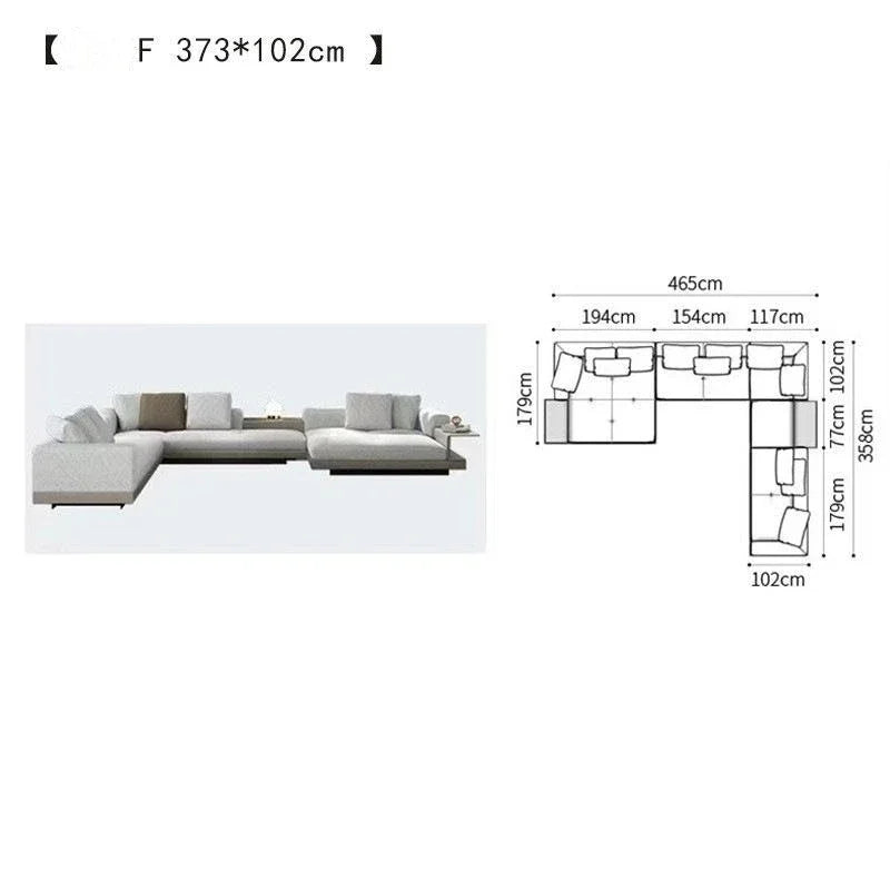 For Italian Minimalist Fabric Sofa Set Living Room Furniture Modern Sofa Set Living Room Furniture Sofa Set - Kimlud