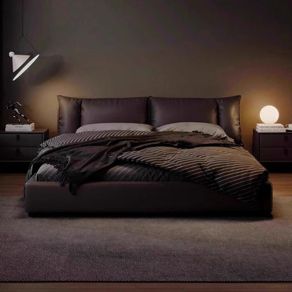 180X200cm Double Luxury King Size Bed with Office Headboards Racks and Frame Bedroom Sets Full Set Furniture Bed with...