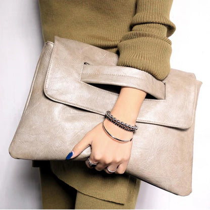 PU Leather Handbag Fashion Women's Envelope Clutch Bag Female Crossbody Bags Ladies Messenger Laptop Tablet Storage Bags