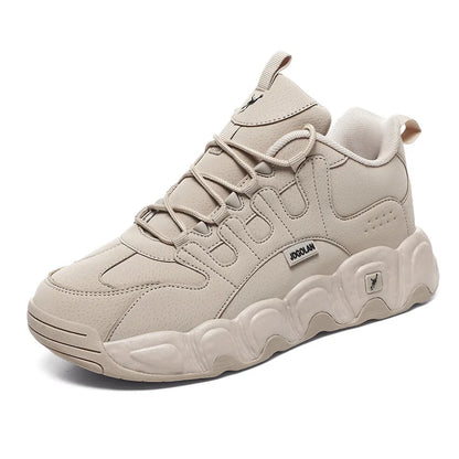 Jordan Grant Men's Shoes Versatile Thick Bottom Shock Absorption Heightening Student Wear-Resistant Dad Shoes Sporty Style - Kimlud