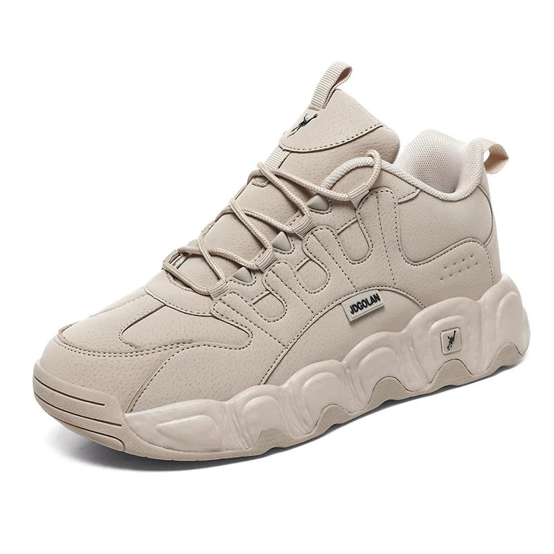 Jordan Grant Men's Shoes Versatile Thick Bottom Shock Absorption Heightening Student Wear-Resistant Dad Shoes Sporty Style - Kimlud