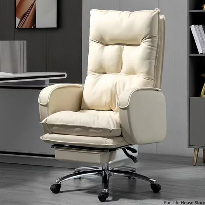 Modern Business Boss Office Chair, Bedroom Office Computer Chair, Sitting Room Comfortable Leisure Chair, Home Furniture...