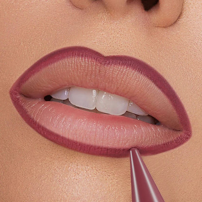 15-colors sexy red lipstick pen waterproof  matte contour tint lipstick long lasting lip glaze brown lipliner pencil lip makeup