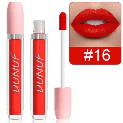 25 Color Velvet Matte Lipstick Liquid Waterproof Sexy Red Matte Lip Glaze Non-Stick Halloween Makeup Not Easy To Fade...