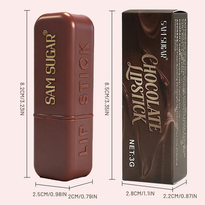 1PC Professional Lipstick Waterproof Lips Makeup Long Lasting Pigment Chocolate Brown Red Lipsticks Velvet Matte Tint...