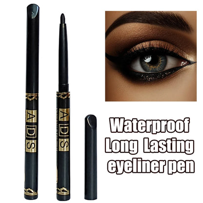 2Pcs Waterproof Black Brown Eyeliner Pencils-Smudge-Proof, Long-Lasting &Beginner-Friendly Smooth High Pigmented Punk...