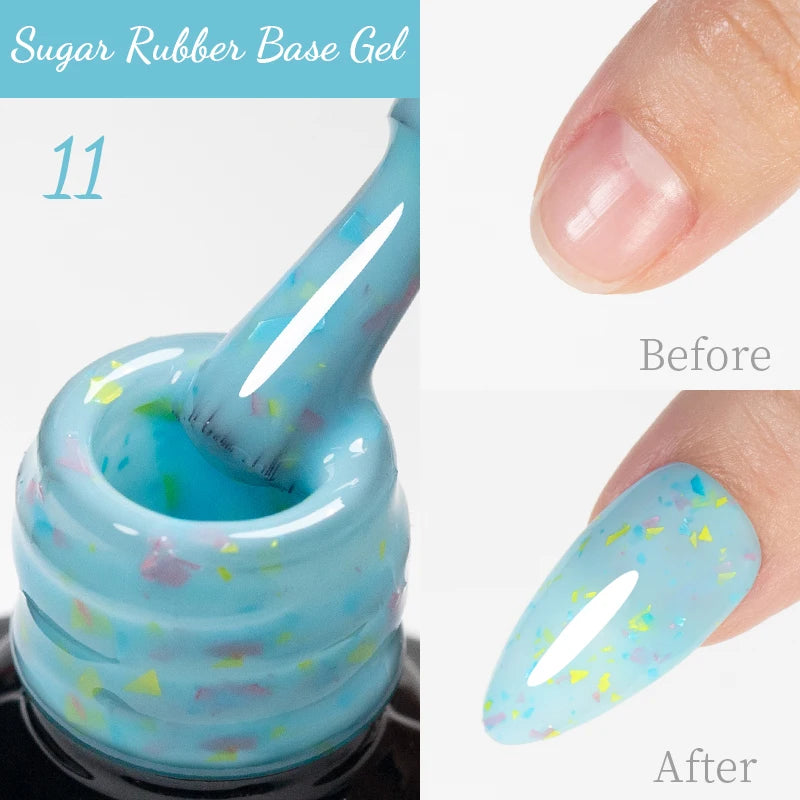 7.5ML Sparkling Reflective Glitter Gel Nail Polish Pink Purple Red Blue Colors Dark Flashing Nail Gel Soak Off UV Nail Varnish