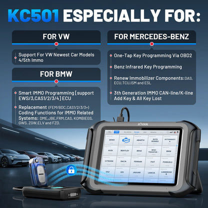 XTOOL X100 MAX Key Programming Tools Immobilizer Key Programmer Locksmiths Tool All Key Lost/Add Smart Key/Read PIN/Infrared Key - Kimlud