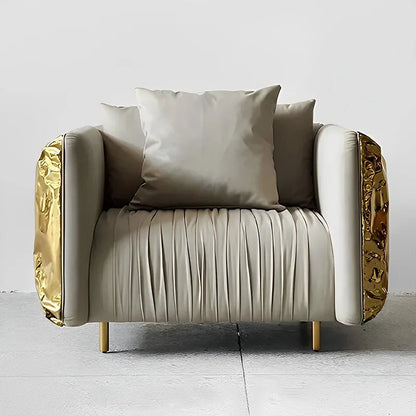 A Modern Style Light Luxury Leather Sectional Sofa Set Reclining Apartment Villa Living Room Furniture | Kimlud Office...