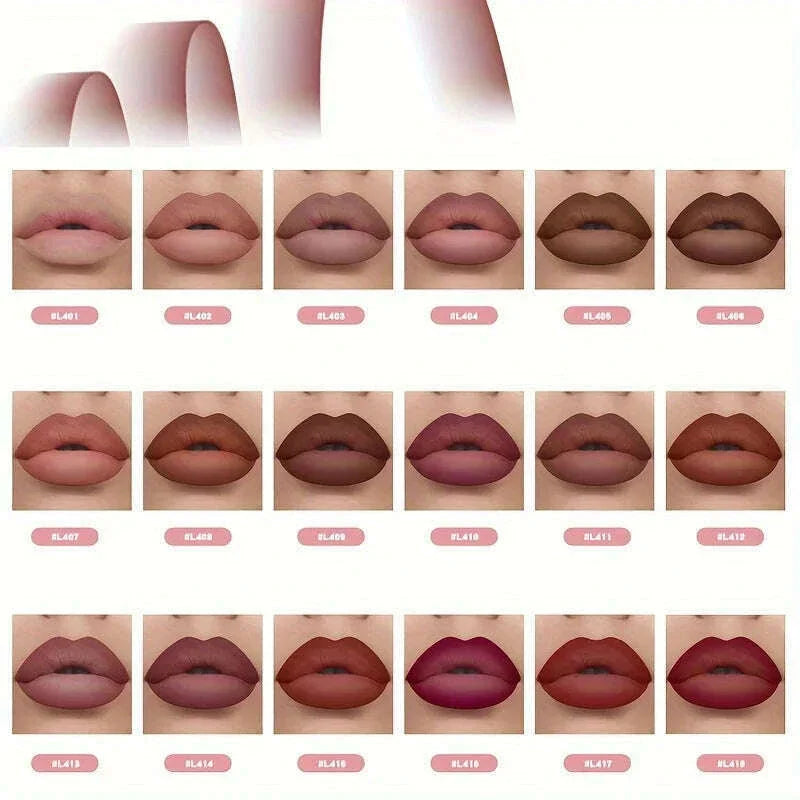 6pcs Velvet Matte Lip Liner Pencils Set Long-Lasting Non-Drying Perfect for Lining Filling Lips Versatile for All Skin Typ