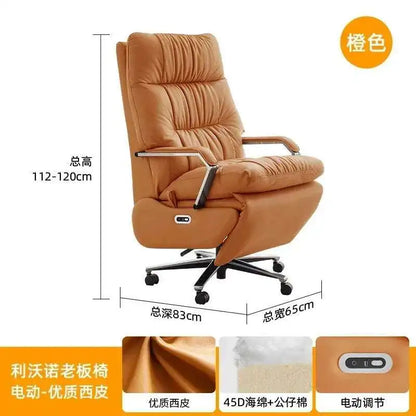 White Nordic Recliner Chair Ergonomic Bedroom Floor Modern Office Chair Working Conference Chaise De Bureau Office...