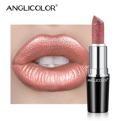 Makeup Non-sticky Non-fading Lipstick Pearlescent Long-lasting Moisturizing Fine Glitter Lip Gloss Hydrating Waterproof Lips Hot