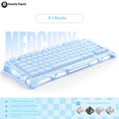 Gravastar 75k1pro Mechanical Keyboard Wireless Gaming Esports Professionali Keyboard Aluminum Customization Computer...
