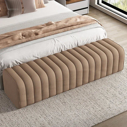 Nordic Shoe-changing Stool Home Furniture Doorway Ottoman Simple Comfortable Soft Bag Bench Cloakroom Sofa Side Stools h - Kimlud