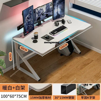 Monitor Stand Accessories Computer Desks Gaming Keyboard Study Office Table Notebook Bedroom Mesas De Computador Home Furniture - Kimlud
