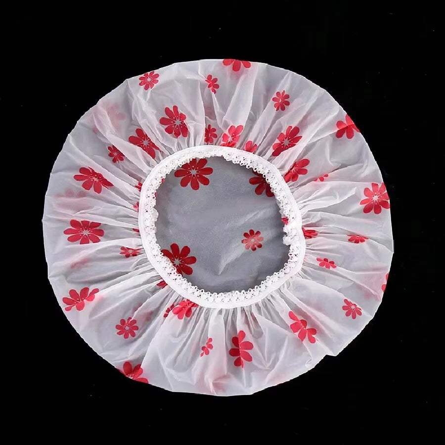 Waterproof shower cap for ladies home bath fume-proof hair care shower cap dry hair cap - Kimlud