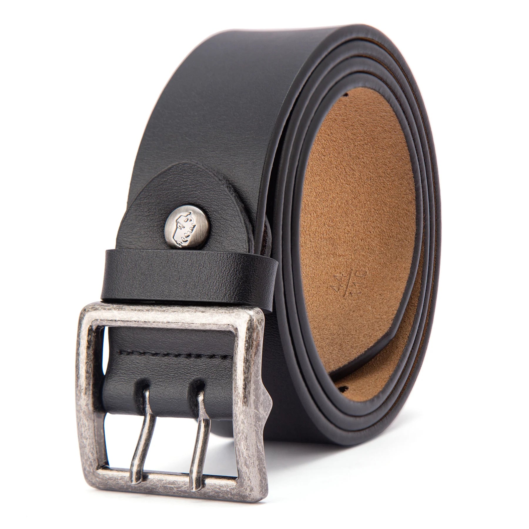 BISON DENIM Men Belt High Quality Leather Belt For Men Genuine Leather Strap Luxury Pin Buckle Fancy Vintage Jeans Belt For Men - Kimlud