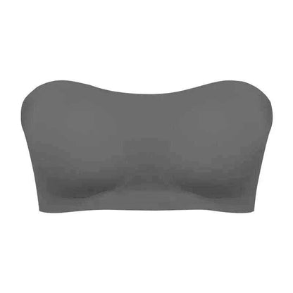 Popular Women's Strapless Bra Cross Side Buckle Underwear