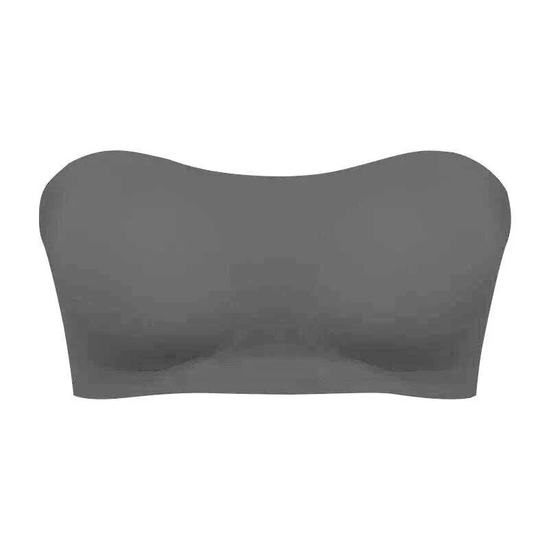 Popular Women's Strapless Bra Cross Side Buckle Underwear