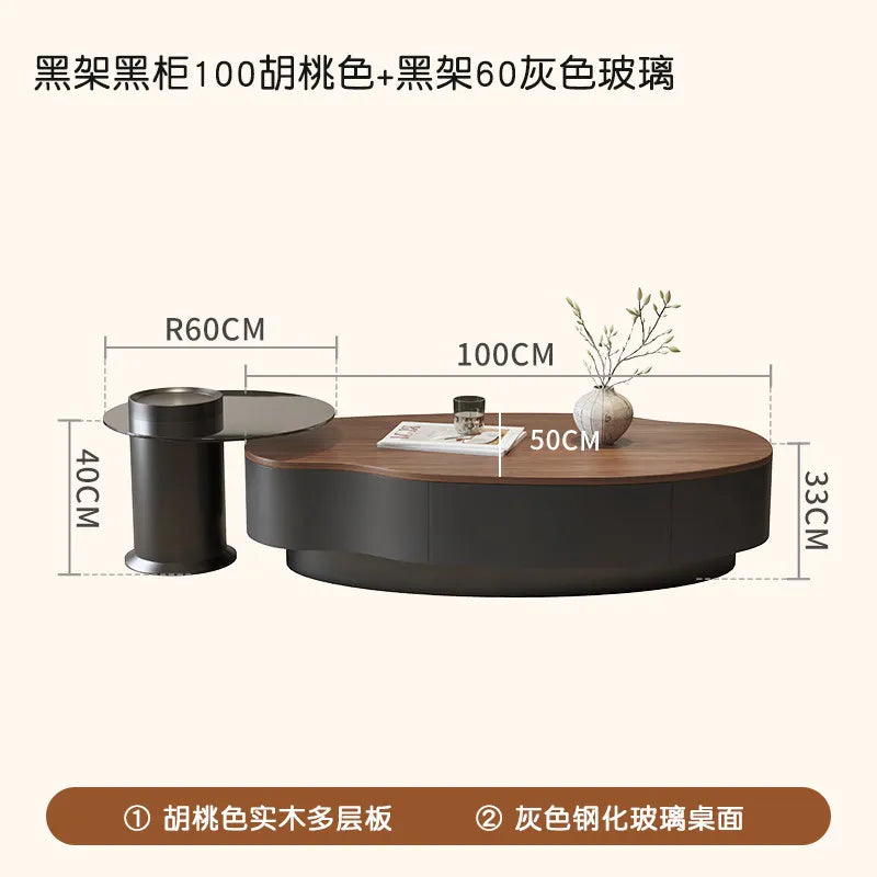 Designer Living Room Coffee Table Aesthetic Italian Writing Modern Coffee Table Decoration Unique Mesa Auxiliar Home...
