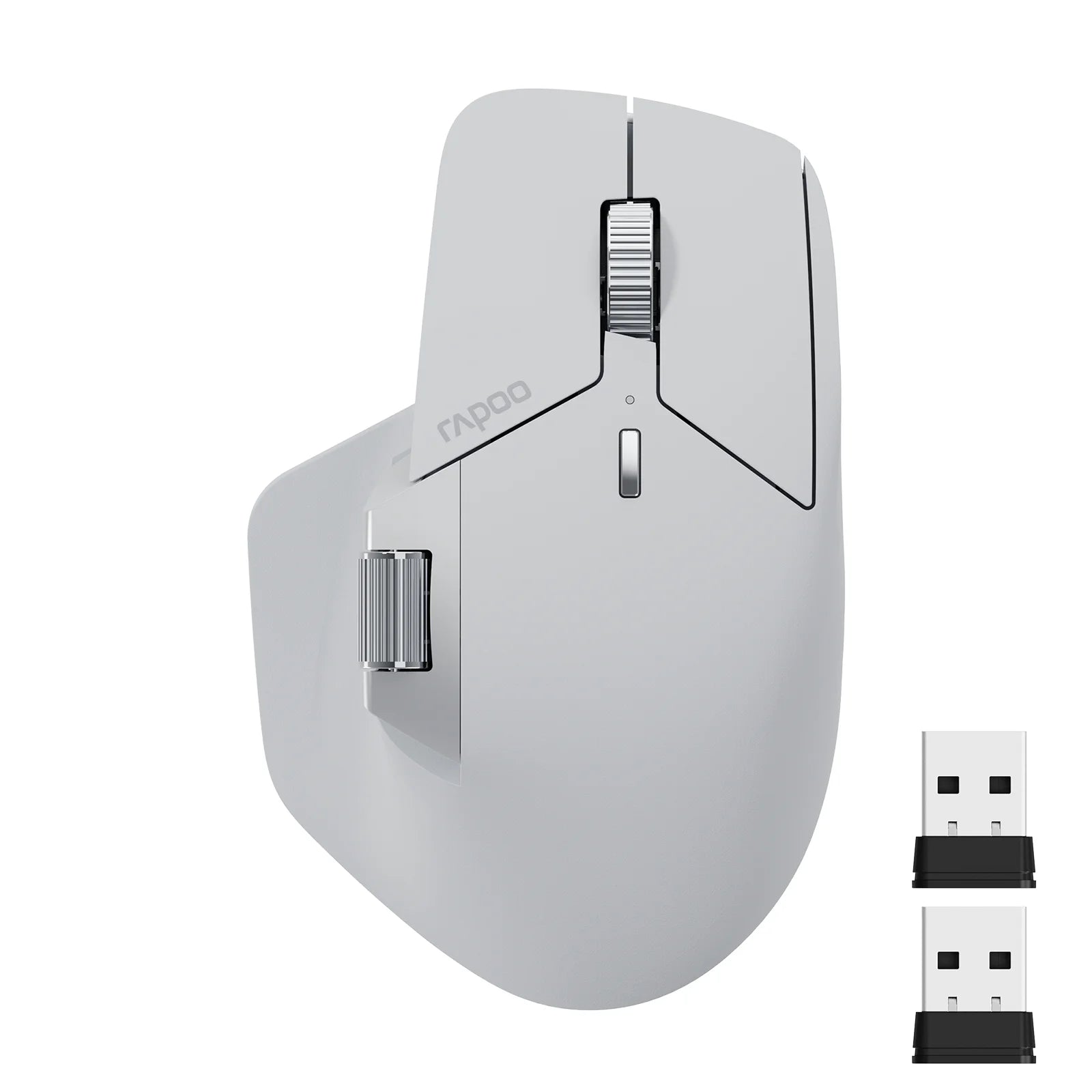 Rapoo MT760L/MT760M Multi-mode Rechargeable Wireless Mouse Ergonomic 4000 DPI Support Up to 4 Devices Bluetooth Mouse |...