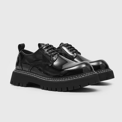 High Quality Business Dress Casual Men Shoes British Platform Derby Shoes for Men Superior Luxury Designer Wedding Leather Shoes