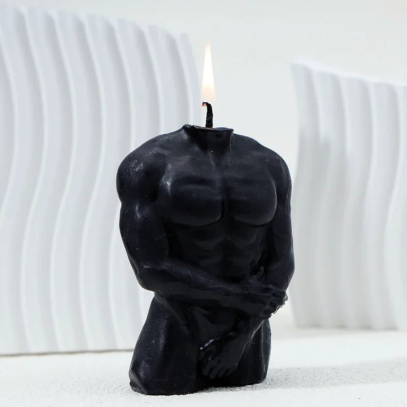 Male Styling Aromatherapy Candle Body Ornament Birthday Candles Aromatherapy Candle Gift m