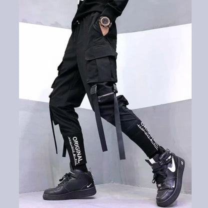 Harajuku Joggers Cargo Pants Men Fashion Casual Multi Pocket Streetwear techwear Men Women Sport Trousers Trending y2k Style - Kimlud