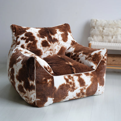 Minimalist Brown Lazy Bean Bag Sofa Designer Soft Modern Lazy Bean Bag Sofa Living Room Lounge Woonkamerbanken Furniture...