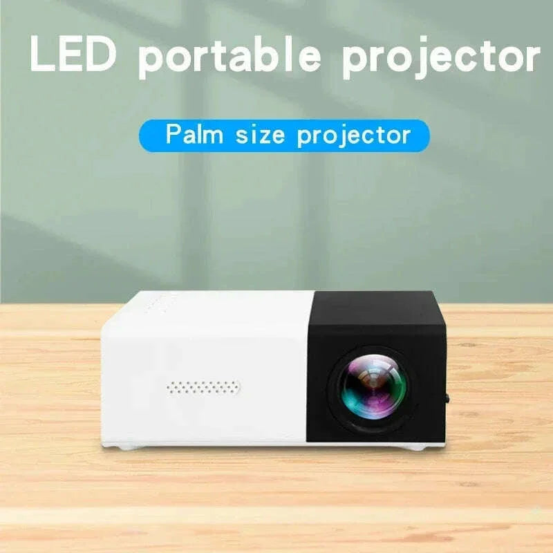 YG300 Home HD Mini Projector, suitable for outdoor camping movies, cinemas, and gaming experiences