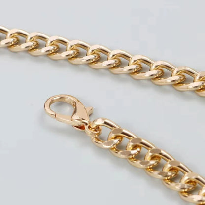 New Fashion Designer Metal Chain Belt For Women Golden Personality Hip Hop Style Tassel Belts  Goth Waistband Dress Accessory
