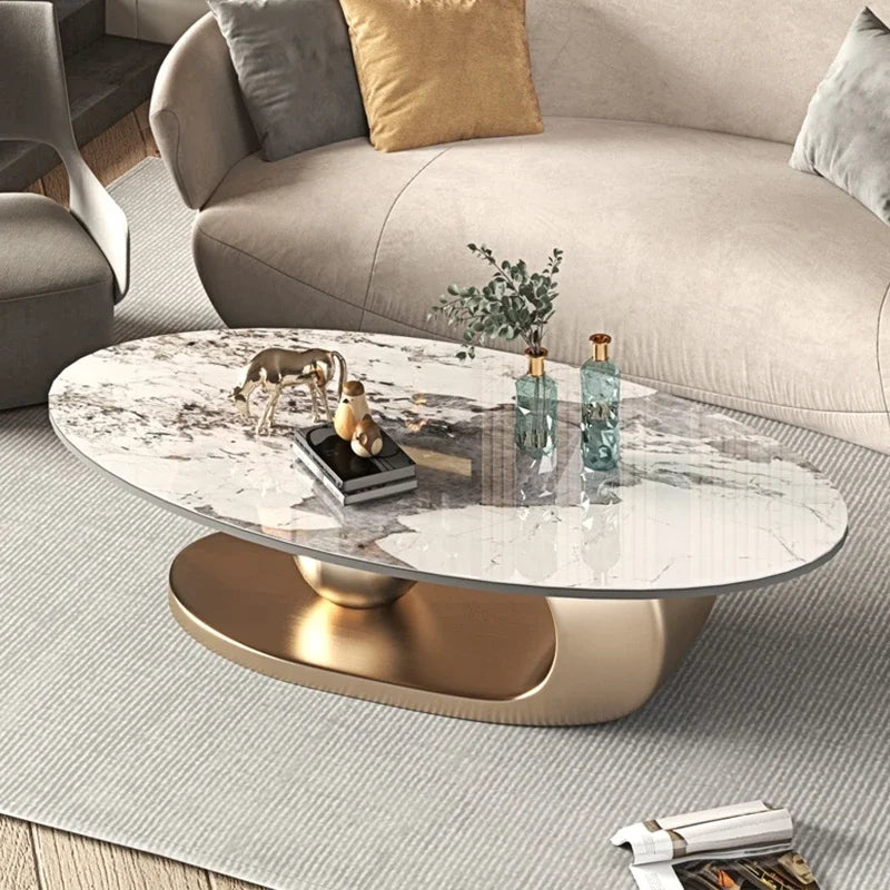Nordic Living Room Coffee Tables Modern Design Decor Oval Coffee Tables Minimalist Mesa De Centro De Sala Home Furniture...