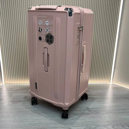 Large Size Suitcase with Five Wheels Brake Luggage Carrier 28 inch PC Material Cabin Trip Suitcase TSA Lock 32/36/50 inches