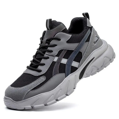 Man Safety Shoes Puncture-Proof Work Sneakers Lightweight Work Shoes Men Steel Toe Shoes Safety Boots Indestructible Shoes