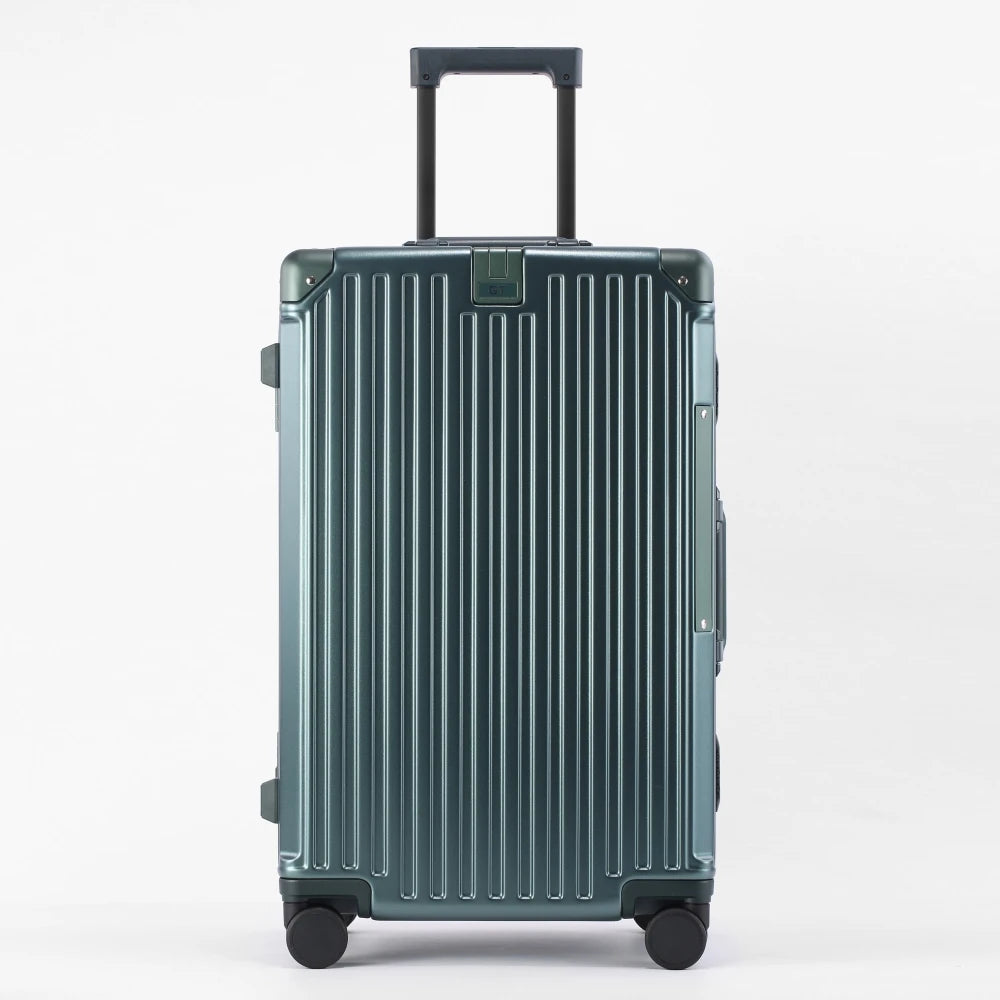 Luxury Suitcase High Quality Upgrade Thicken PC Material Rolling Luggage Aluminum Frame 20/24/26/28/30inch Travel Trolley Bags - Kimlud