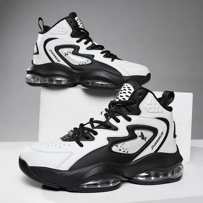 Men's Basketball Shoes Breathable Cushioning Non-Slip Wearable Runing Shoes Gym Training Athletic Basketball Sneakers for Women