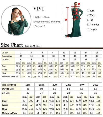 Serene Hill Customized Arabic Caramel Mermaid With Overskirt Beaded Evening Dresses Luxury Gowns For Formal Occasion...