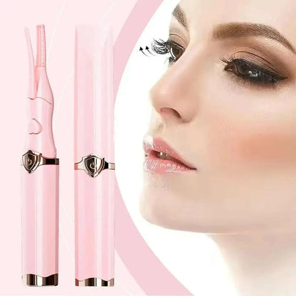 Electric Heated Eyelash Curler Natural Lasting Quick Heating Professional Temperature Curling Electric Clip Lash Heated Eye G2C1